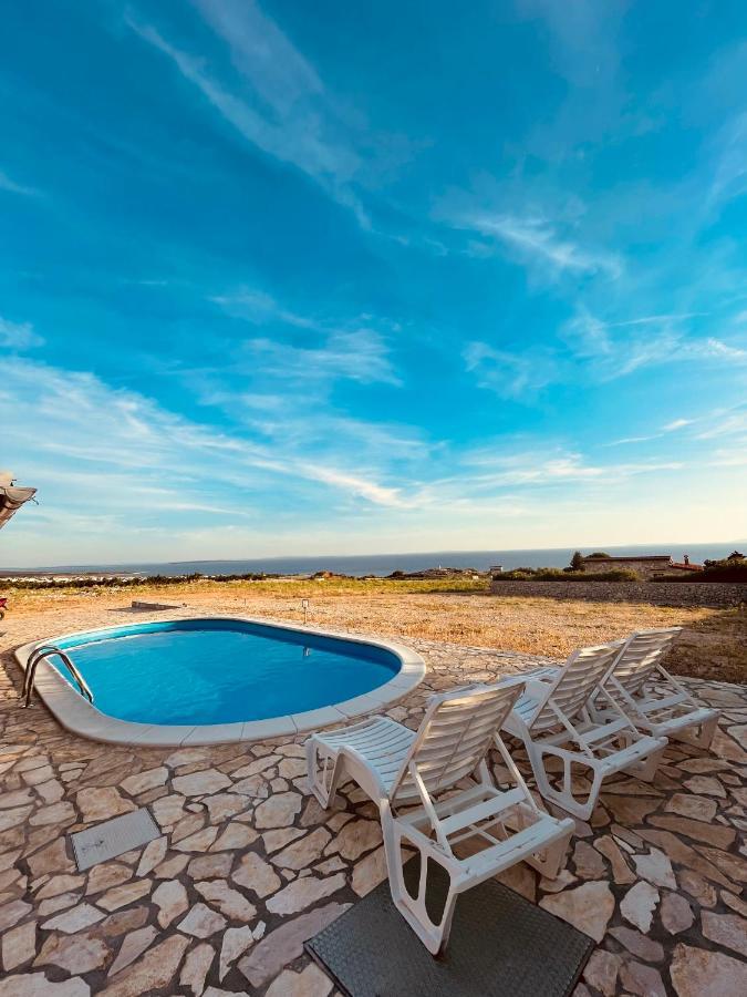 Beautiful Secluded Area Near Novalja Vacation House With Pool And Sea View Villa Lara Екстериор снимка